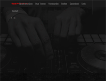 Tablet Screenshot of dj-bartje.be